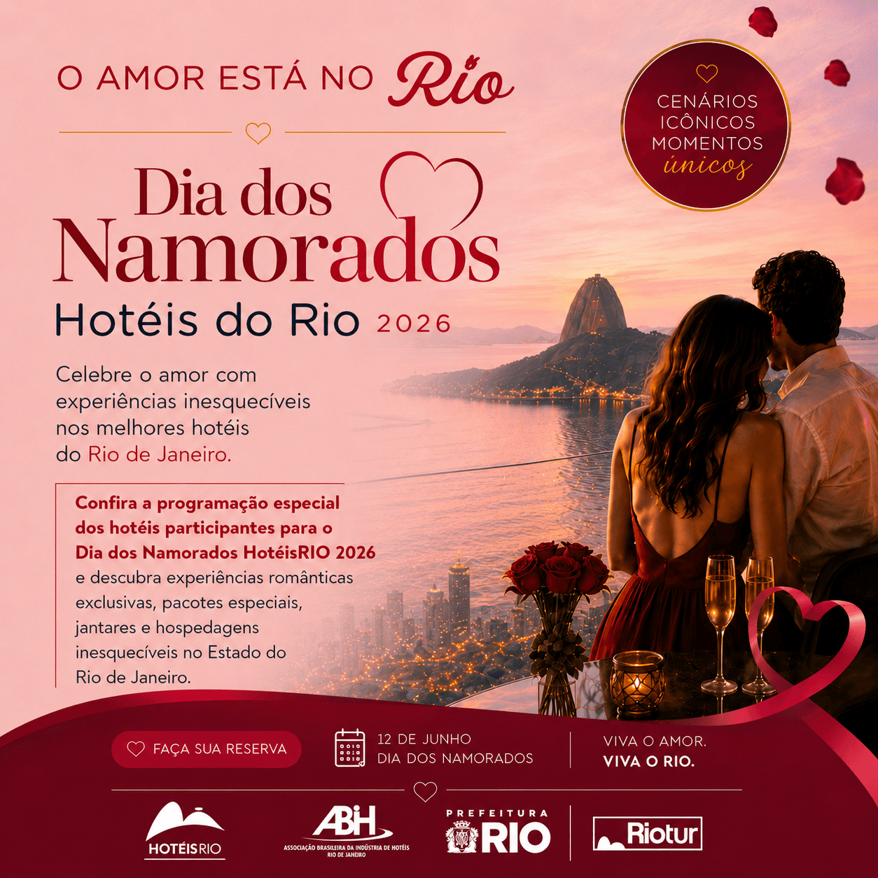 Dia dos Namorados Hotéis do Rio 2026