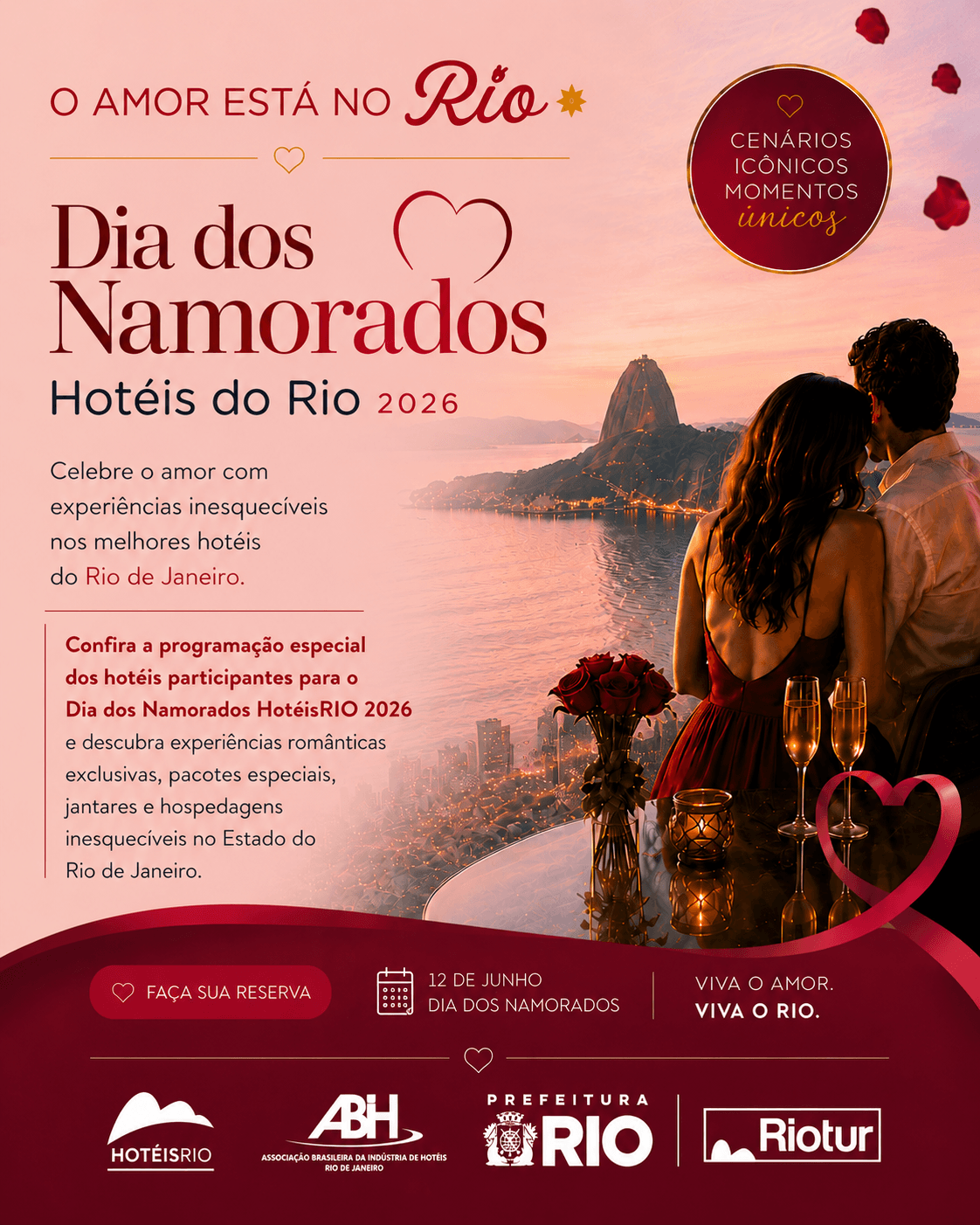 Dia dos Namorados Hotéis do Rio 2026